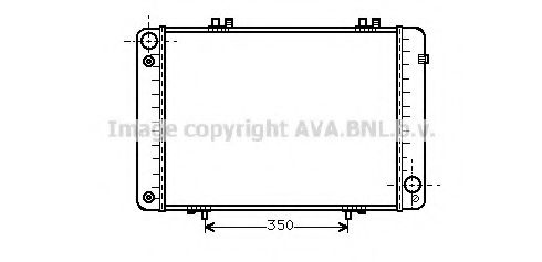 Радиатор, охлаждение двигателя AVA QUALITY COOLING MS2099