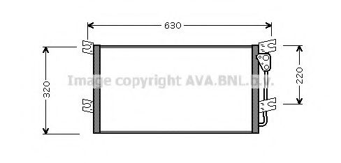 Конденсатор, кондиционер AVA QUALITY COOLING MT5154