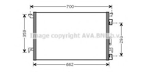 Конденсатор, кондиционер AVA QUALITY COOLING OLA5333