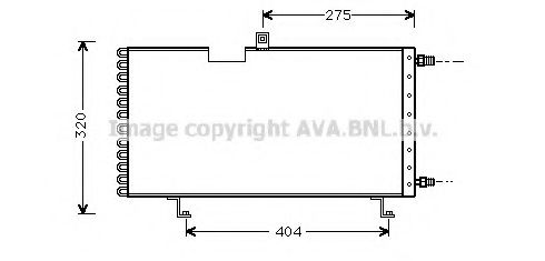 Конденсатор, кондиционер AVA QUALITY COOLING PE5158