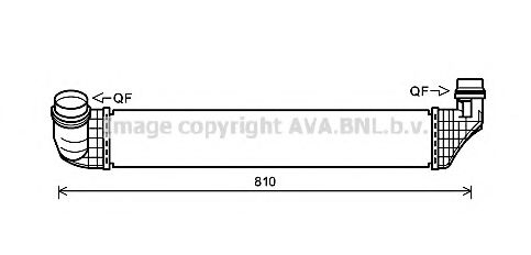 Интеркулер AVA QUALITY COOLING RT4614