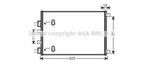 Конденсатор, кондиционер AVA QUALITY COOLING RT5422