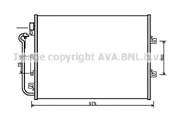 Конденсатор, кондиционер AVA QUALITY COOLING RT5454D