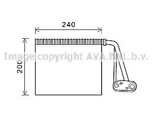 Испаритель, кондиционер AVA QUALITY COOLING RTV566