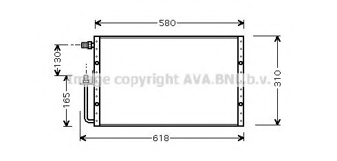Конденсатор, кондиционер AVA QUALITY COOLING UV5097