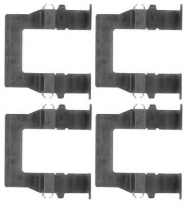 Комплектующие, колодки дискового тормоза MGA A151