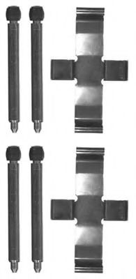 Комплектующие, колодки дискового тормоза MGA A154