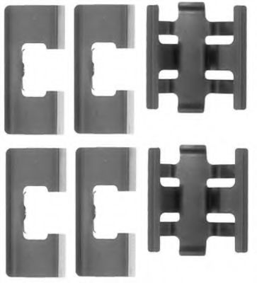 Комплектующие, колодки дискового тормоза MGA A159