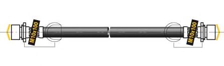 Тормозной шланг MGA F6160