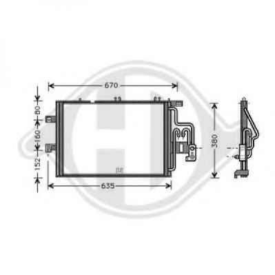 Конденсатор, кондиционер DIEDERICHS 8181301
