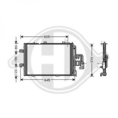 Конденсатор, кондиционер DIEDERICHS 8181310