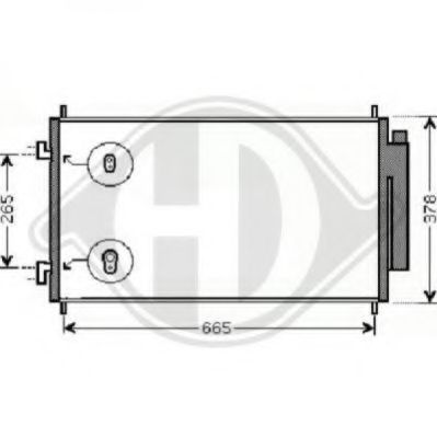 Конденсатор, кондиционер DIEDERICHS 8528305