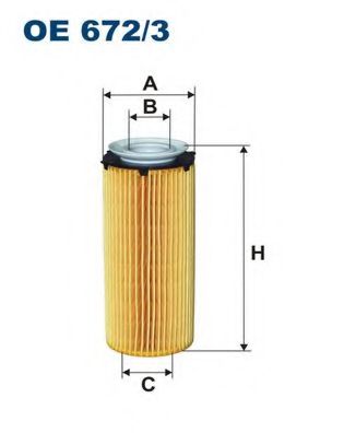 Масляный фильтр FILTRON OE672/3