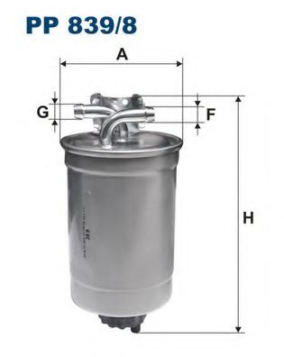 Топливный фильтр FILTRON PP839/8
