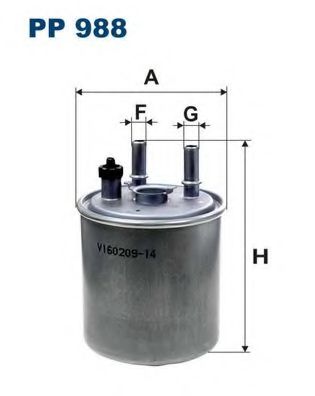 Топливный фильтр FILTRON PP988