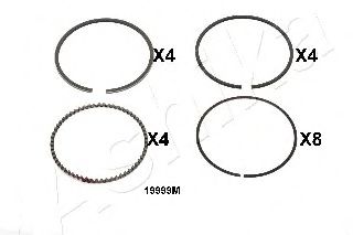 Поршневое кольцо ASHIKA 34-19999M