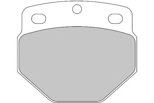Комплект тормозных колодок, дисковый тормоз ABEX G6515