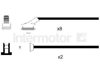 Комплект проводов зажигания STANDARD 76176