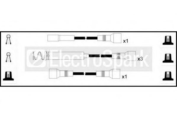 Комплект проводов зажигания STANDARD OEK189