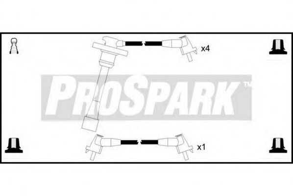 Комплект проводов зажигания STANDARD OES1003