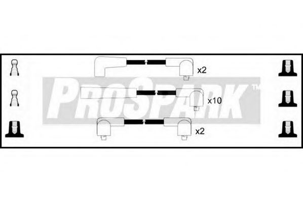 Комплект проводов зажигания INTERMOTOR 83056