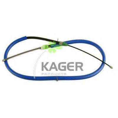 Трос, стояночная тормозная система KAGER 19-1340
