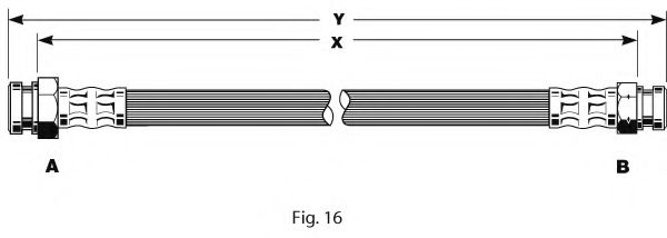Тормозной шланг GIRLING 9001287