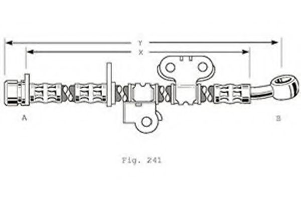 Тормозной шланг GIRLING 9004375