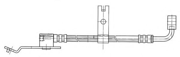 Тормозной шланг KAWE 513155