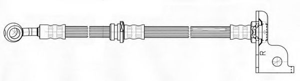Тормозной шланг KAWE 512496