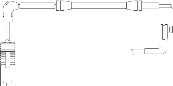 Сигнализатор, износ тормозных колодок KAWE WS0219A