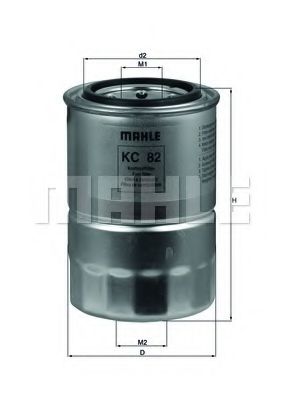 Топливный фильтр MAHLE ORIGINAL KC 82D