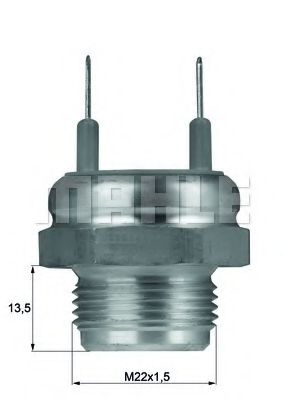 Термовыключатель, вентилятор радиатора MAHLE ORIGINAL TSW 2