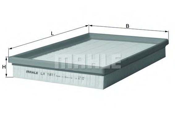 Воздушный фильтр MAHLE ORIGINAL LX 1811