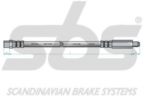 Тормозной шланг PEX 37011
