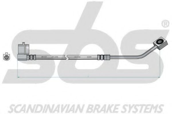 Тормозной шланг sbs 1330859309