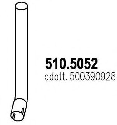 Труба выхлопного газа ASSO 510.5052