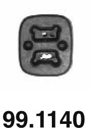 Кронштейн, система выпуска ОГ ASSO 99.1140