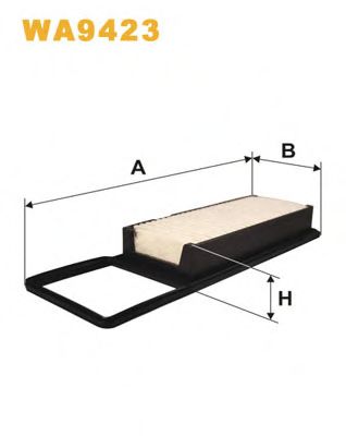 Воздушный фильтр WIX FILTERS WA9423