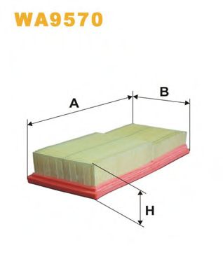 Воздушный фильтр WIX FILTERS WA9570