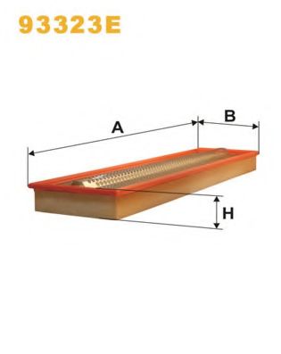 Воздушный фильтр WIX FILTERS 93323E