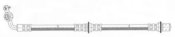 Тормозной шланг CEF 510624