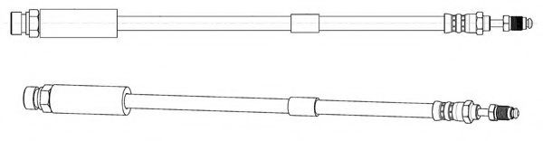 Тормозной шланг CEF 512915