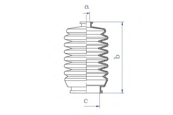 Пыльник, рулевое управление DA SILVA K5164