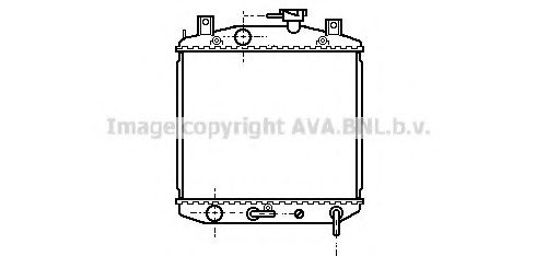 Радиатор, охлаждение двигателя AURADIA 103906