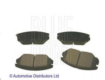 Комплект тормозных колодок, дисковый тормоз BLUE PRINT ADG04271