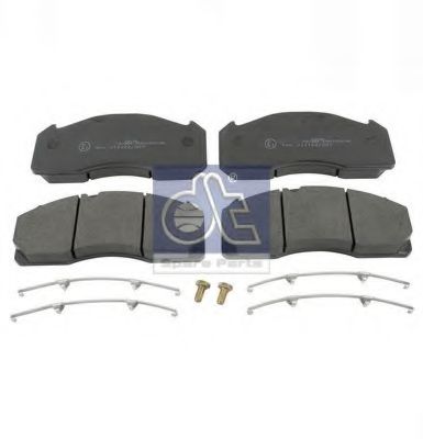 Комплект тормозных колодок, дисковый тормоз DT 2.94071