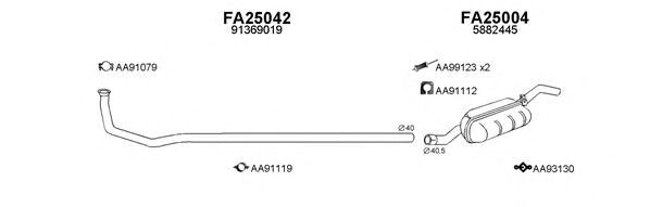 Система выпуска ОГ VENEPORTE 250002