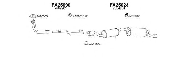 Система выпуска ОГ VENEPORTE 250210