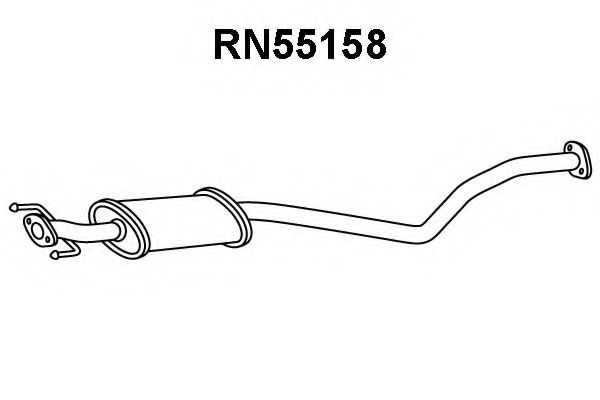Предглушитель выхлопных газов VENEPORTE RN55158